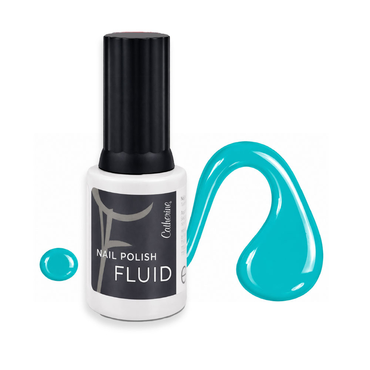 UV/LED nail polish fluid blue postcard