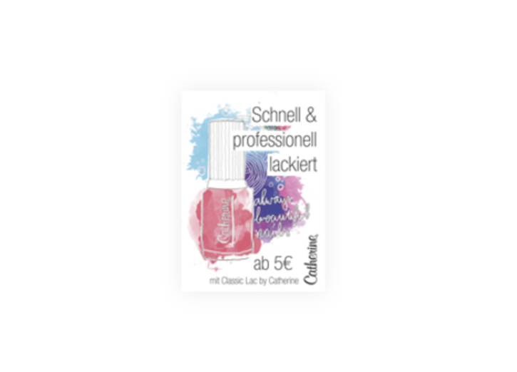 Plakataufsteller<br>Lac2go pink