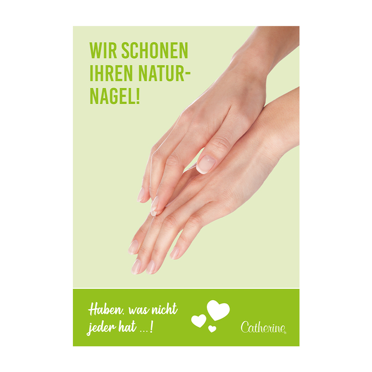 Werbeposter<br>Natural Nail
