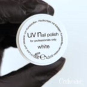 UV/LED lak na nehty bílý