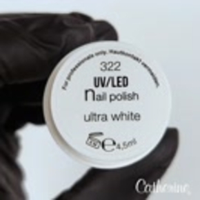 UV/LED lak na nehty ultra bílý