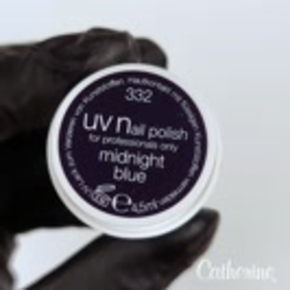 Лак для ногтей UV/LED полночный синий