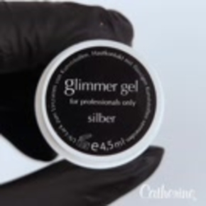 glimmer gel silber