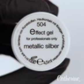 efektový gel metalická stříbrná