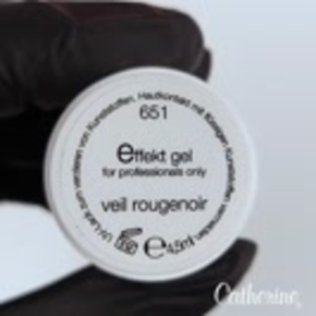 efektový gel veil rougenoir