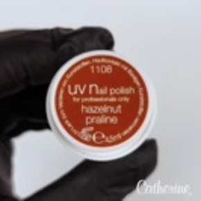 UV/LED lak na nehty hazelnut praline
