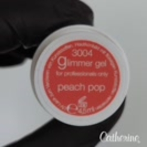 třpytivý gel peach pop