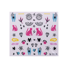 Nail Tattoo party animal