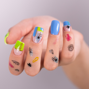 Nail Tattoo party animal