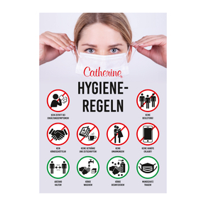 Werbeposter<br>Hygieneregeln