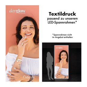 LED Lightbox Textildruck dayglow Motiv 1
